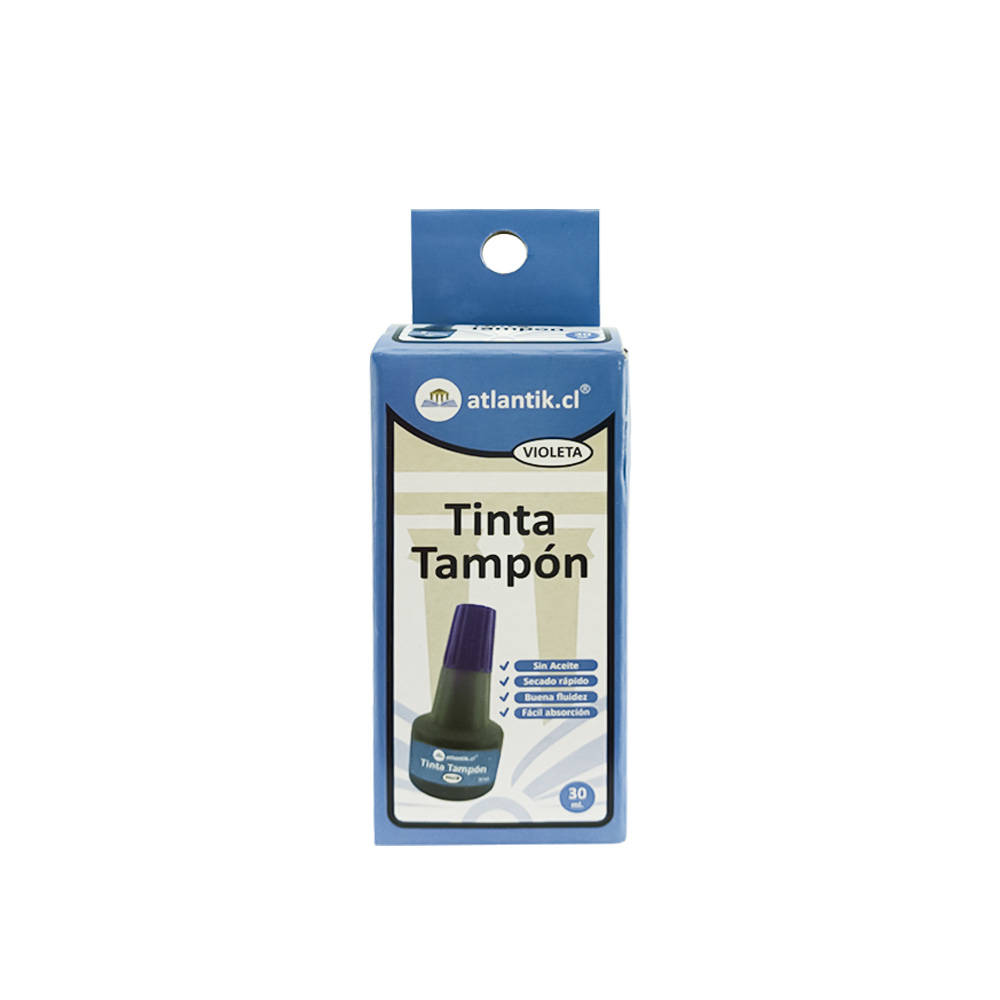 TINTA TAMPON VIOLETA 030 ml cj ATLANTIK