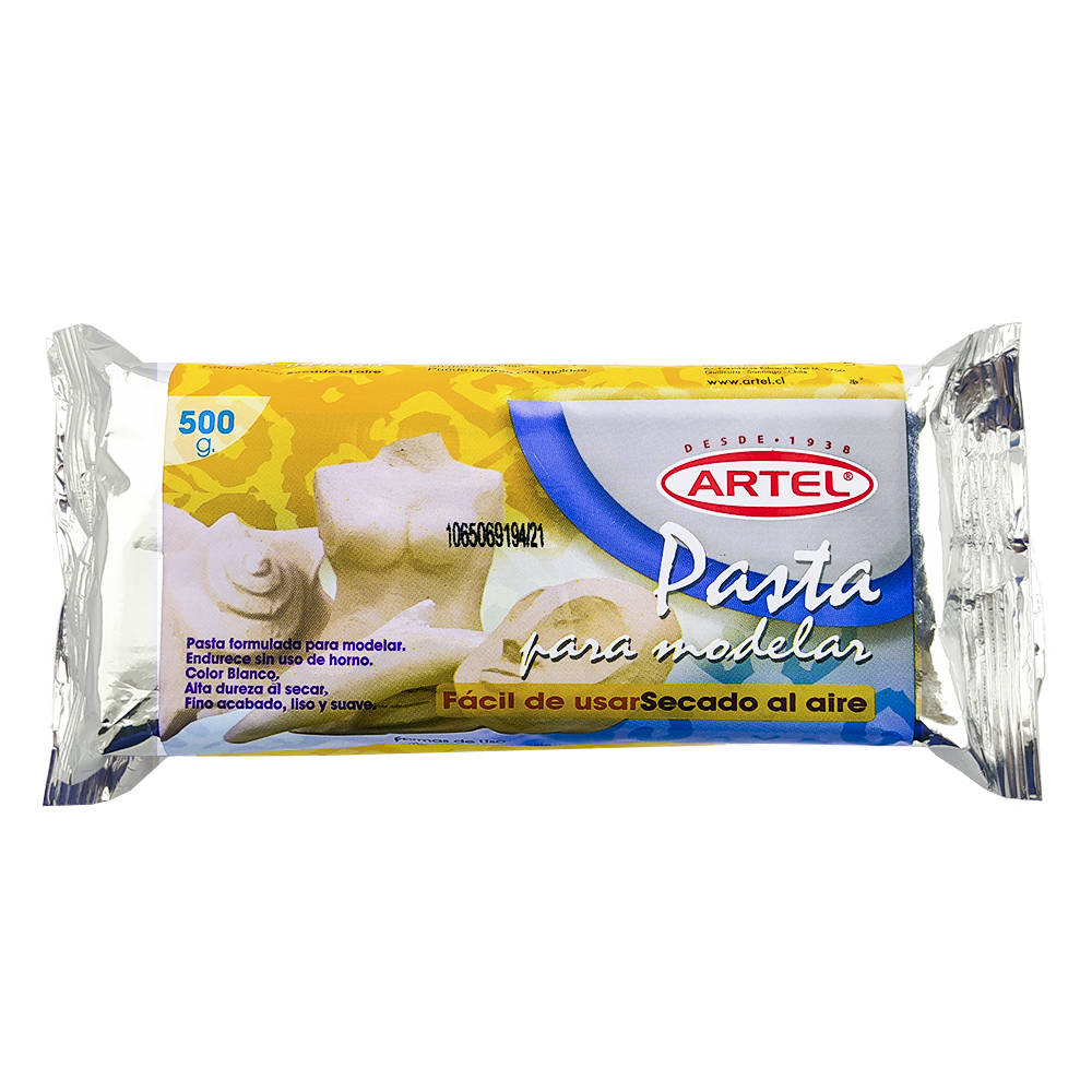 DAS - Arcilla Pasta para Modelar Secado al Aire Blanco 500g
