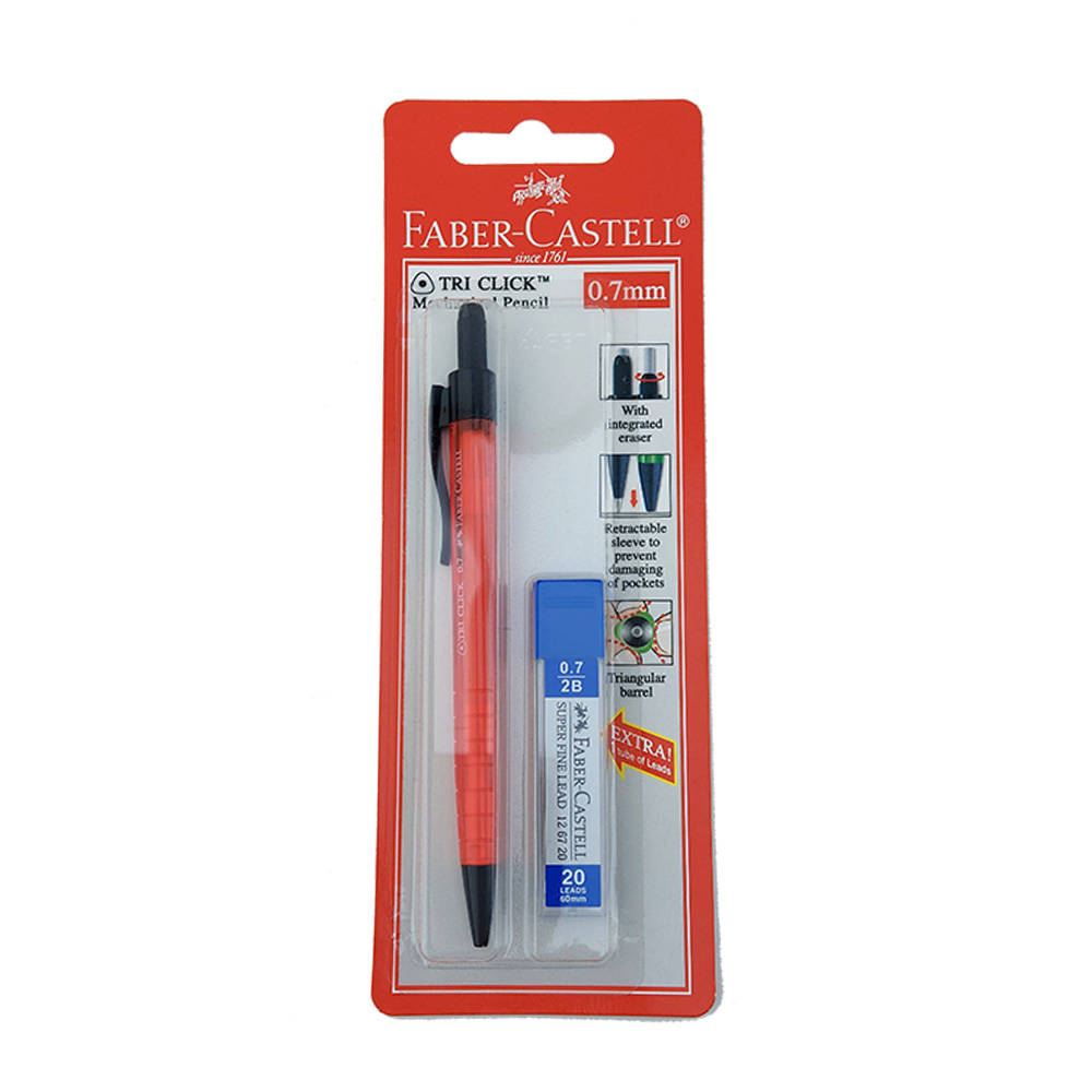 Faber-Castell 12 lápices de madera Tri -Grip 2B + 3 sacapuntas  Faber-Castell + 3 borradores Faber-Castell sin polvo (juego de paquetes)