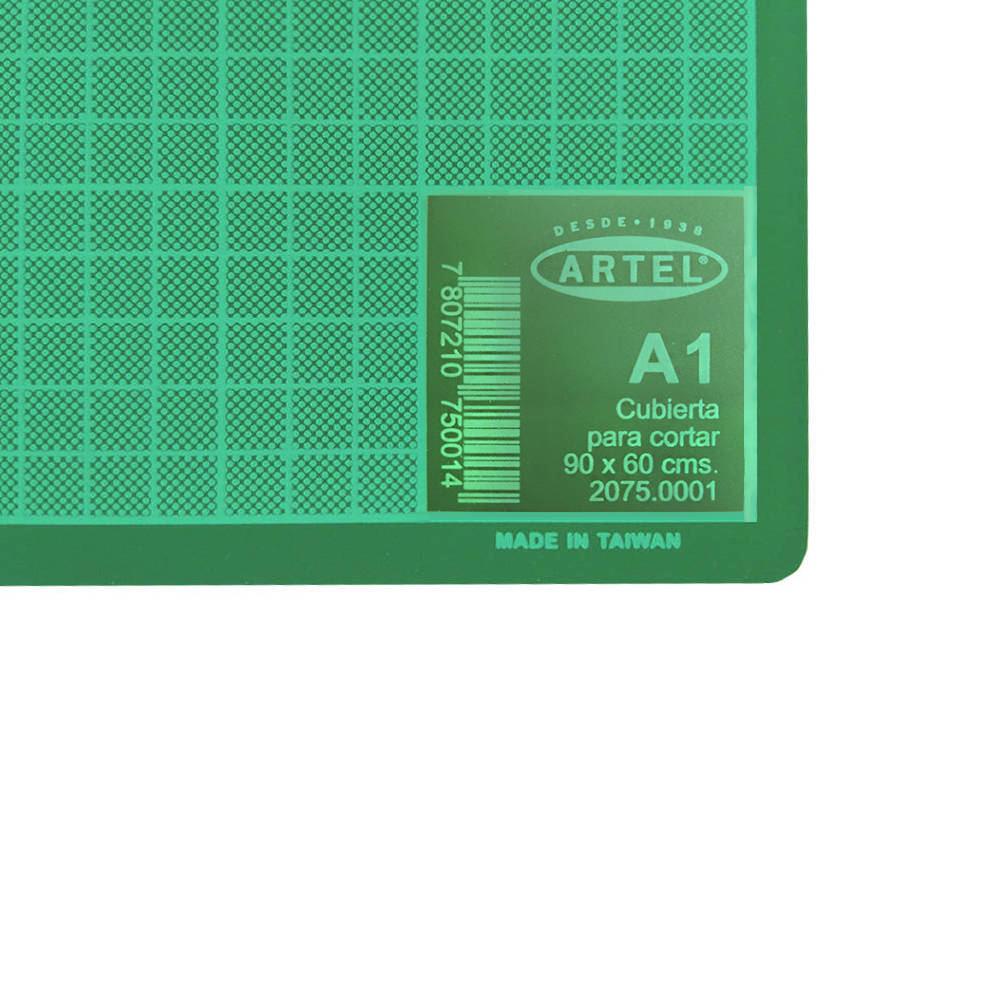 Mat de corte A1 (90x60cm) rosado/menta - Papers Scrap