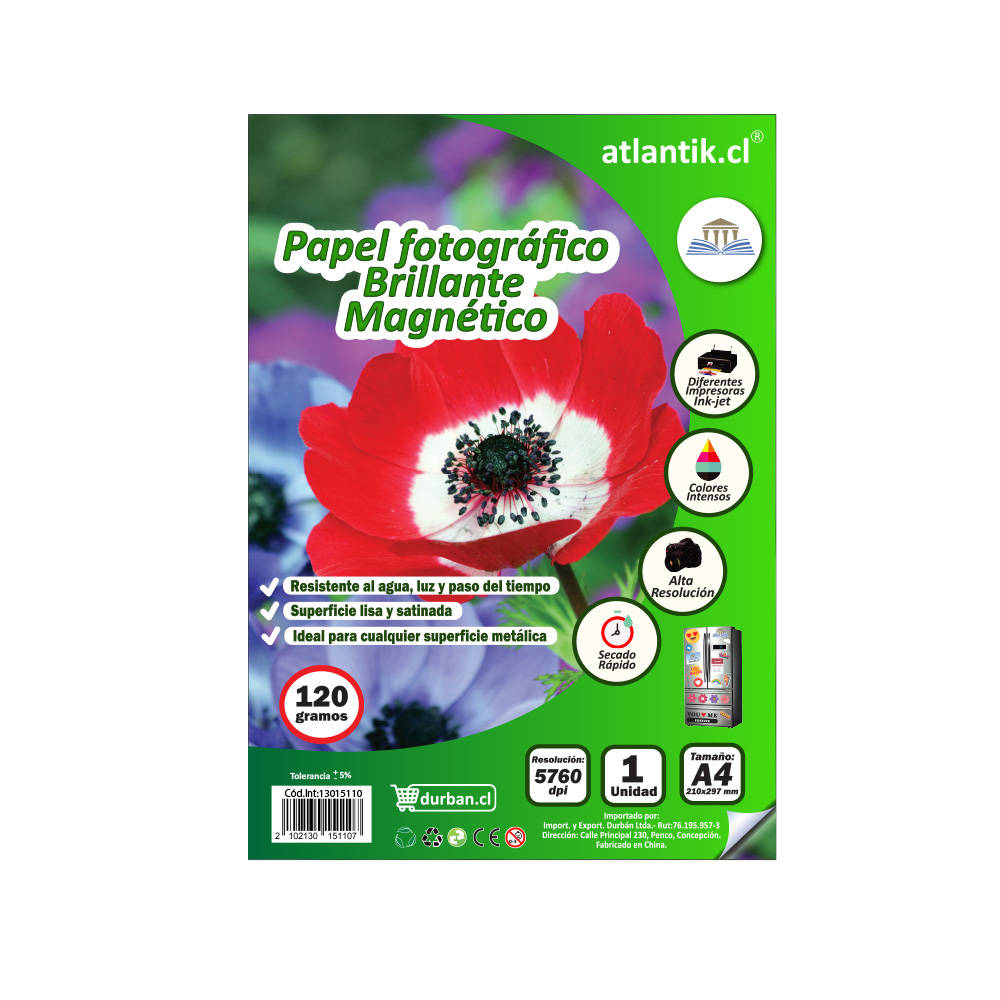 Papel Fotográfico Glossy Magnético - Mertel